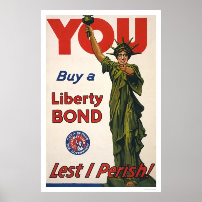 Póster Tú... ¡Compra un bono de libertad! ¡No me muera! (Frente)