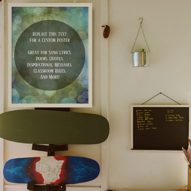 Póster Tu cotización favorita Burbujas de oro brillante (Subido por el creador)