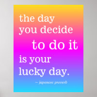 Tu Día de Lujuria Colorido Inspiración Motivación