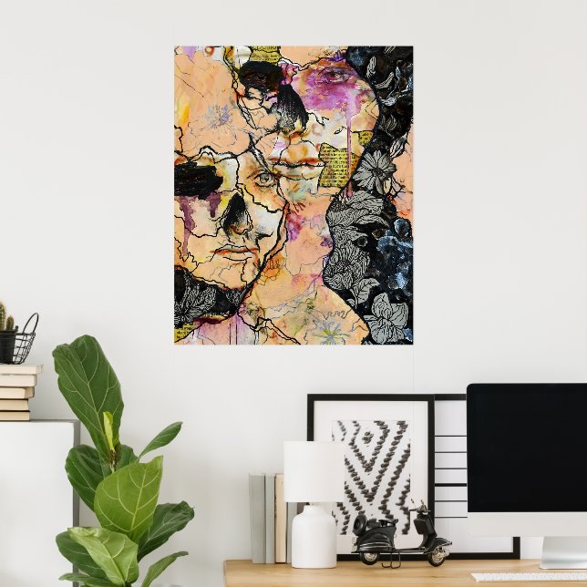 Póster tú en mí (Oficina en casa)