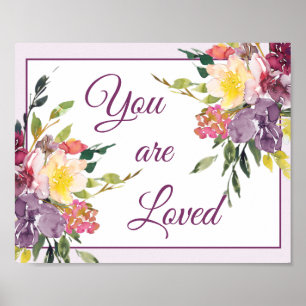 Póster Tu eres floral querida