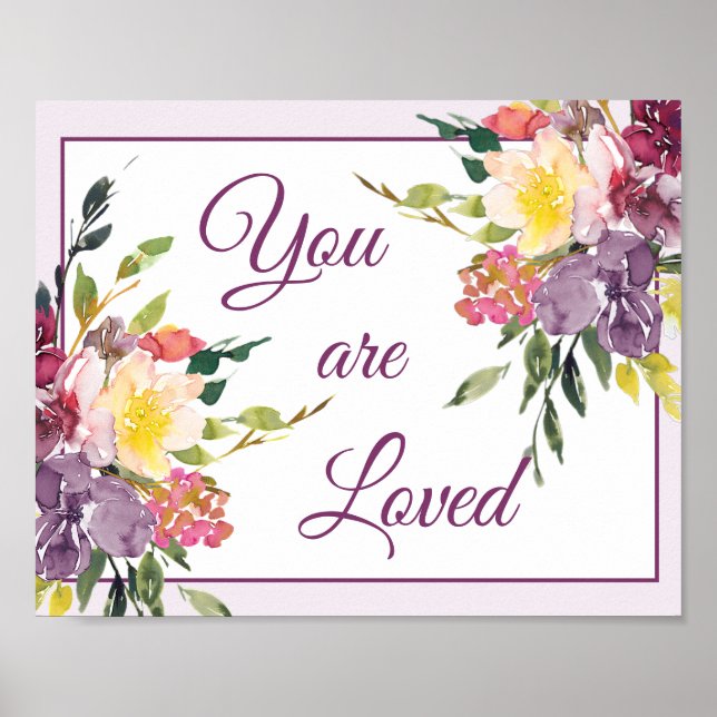 Póster Tu eres floral querida (Frente)