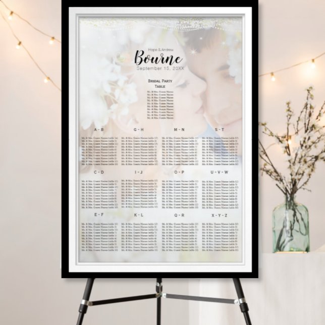Póster Tu foto debajo de la tabla de asientos de las estr (To see prices for frame please enter frame and mat options.)
