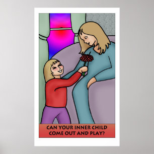 Póster ¿Tu hijo interno puede salir y jugar?