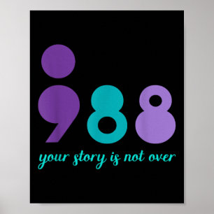 Póster Tu historia no ha terminado Mantente Salud Mental 