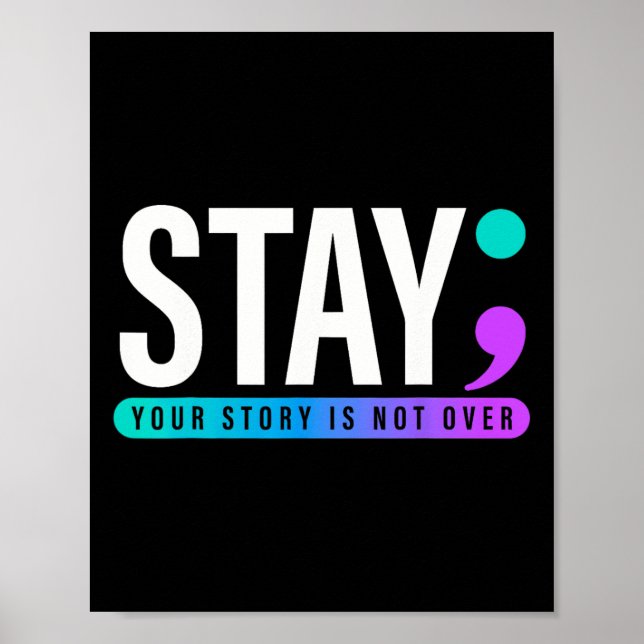 Póster Tu historia no terminó de seguir adelante con la p (Frente)