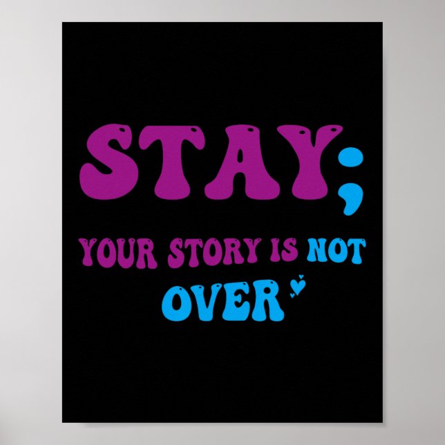 Póster Tu historia no terminó de seguir adelante con la p (Frente)