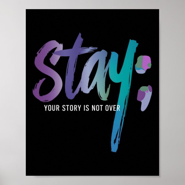 Póster Tu historia no terminó de seguir adelante con la p (Frente)