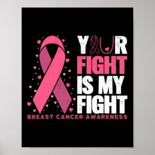 Póster Tu lucha contra el cáncer de mama familiar