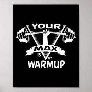 Póster Tu Máx Es Mi Bod De Peso De Robo De Poderío De War