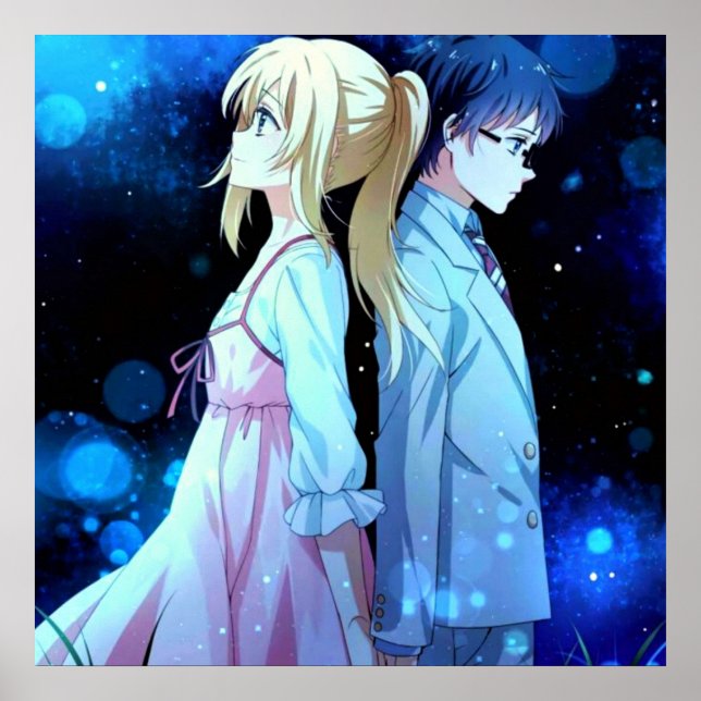 Póster Tu mentira en abril (Frente)