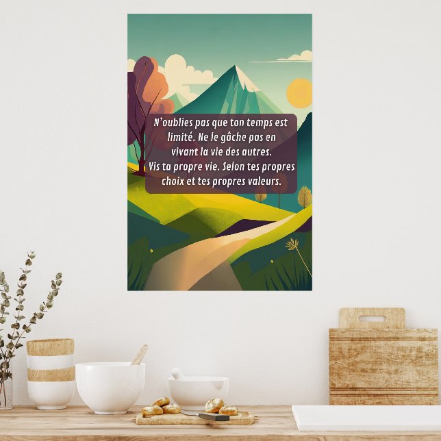 Póster Tu n'as qu'une vie (Cocina)