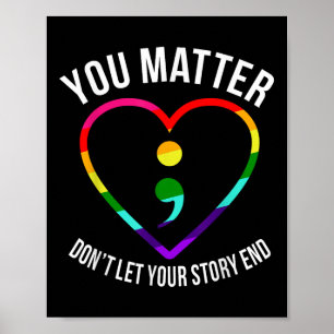 Póster ¡Tú! No dejes que tu historia termine con la salud