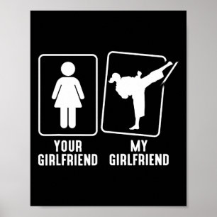 Póster Tu Novia Mi Novia Mma Judo Tkw Kung Fu