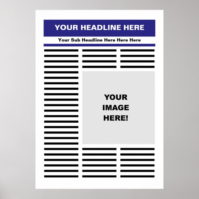 Póster Tu periódico (Frente)