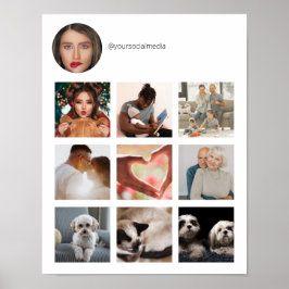 Póster Tu promoción en medios sociales