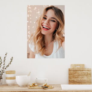 Póster Tu rostro en un cumpleaños personalizado