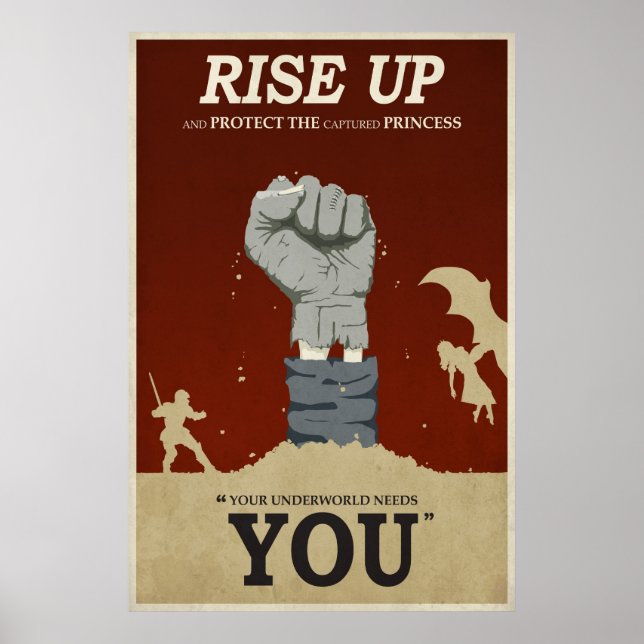 Póster Tu submundo te necesita (Frente)