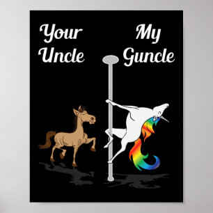 Póster Tu tío mi tío me estás bailando con Rainbo de Unic