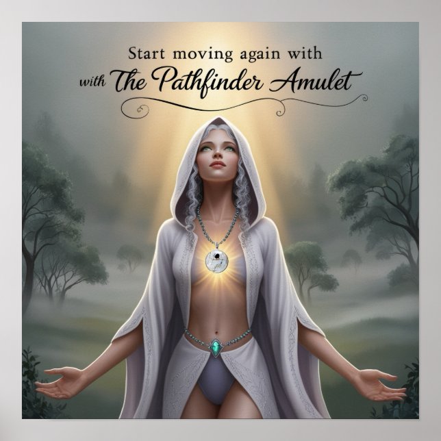 Póster ¿Tu Trabajo Espiritual Necesita Un Salto De Inicio (Frente)