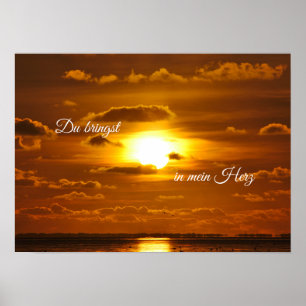 Póster ¡Tú traes sol a mi corazón!