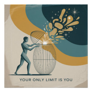 Póster Tu único límite eres tú