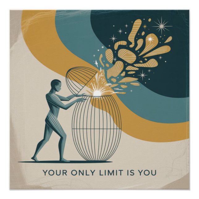 Póster Tu único límite eres tú (Anverso)
