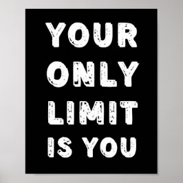 Póster Tu único límite es Cita