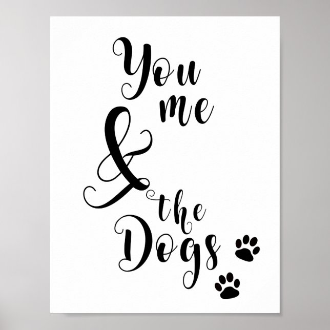 Póster Tú y los perros, la familia y el perro (Frente)