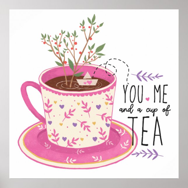 Póster Tú Y Una Cita De Té (Frente)