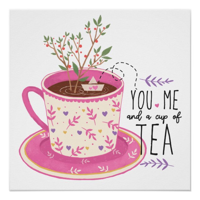Póster Tú Y Una Cita De Té (Anverso)