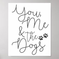 Tu, yo y el Poster de perros