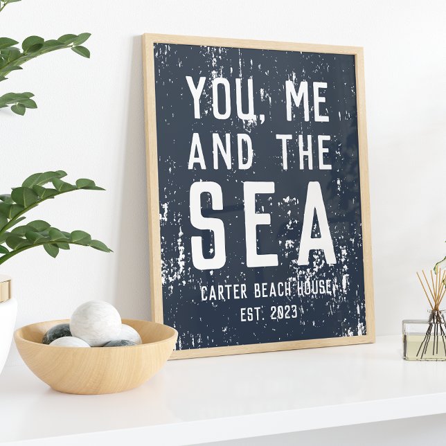 Póster Tu, yo y el Sea Personalized Beach House (Subido por el creador)