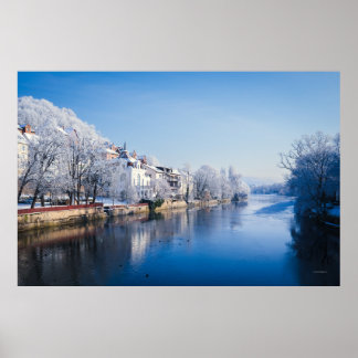 Póster Tübingen, Alemania después de la nevada