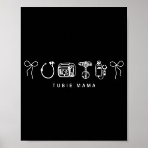 Póster Tubo G Conciencia Coqueta Lazo Tubie Mamá Alimenta