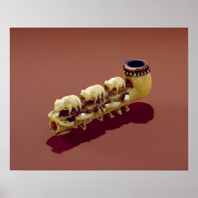 Póster Tubo Korvack con osos polares tallados (Frente)