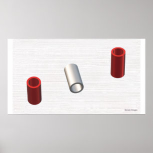 Póster Tubos modernos