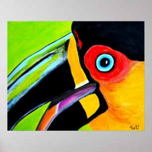 Póster Tucan Closeup