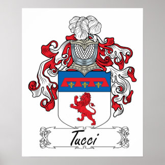 Póster Tucci Family Crest