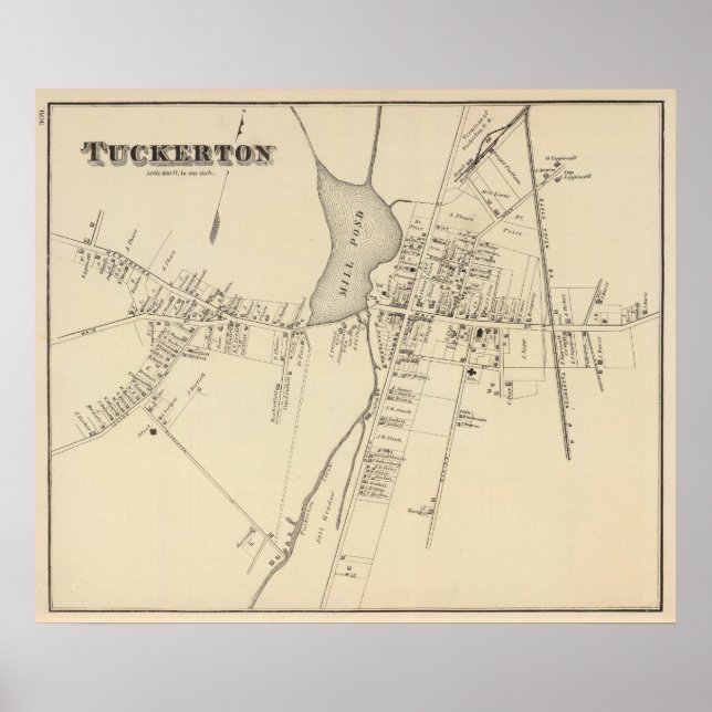 Póster Tuckerton, New Jersey (Frente)