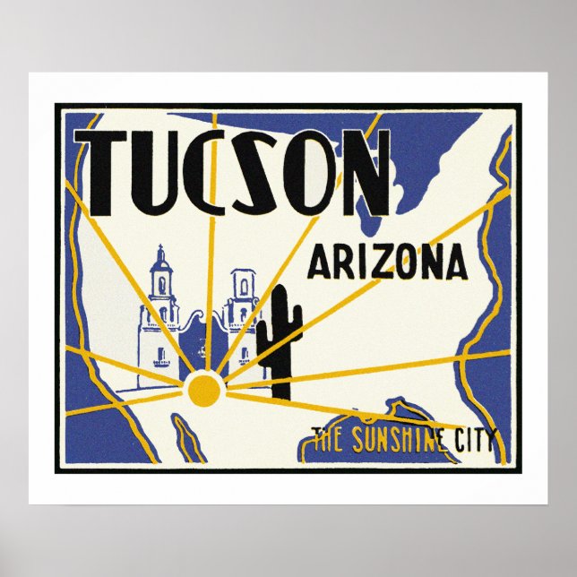 Póster Tucson Arizona (Frente)