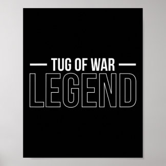 Póster Tug De La Leyenda De La Guerra Tug De Rope De La G