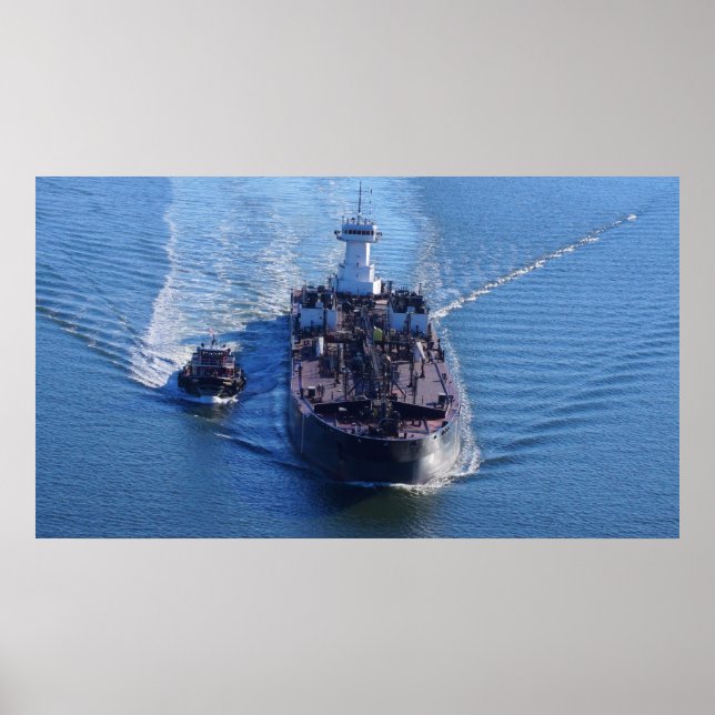 Póster Tug en control (Frente)