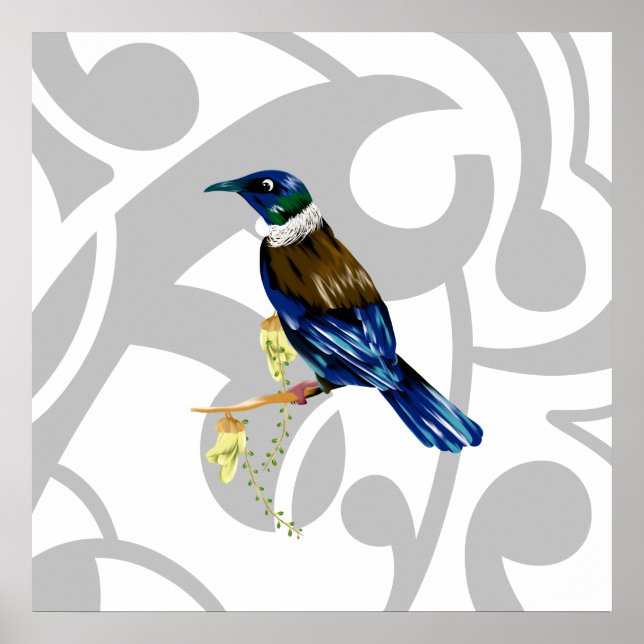 Póster Tui NZ Bird (Frente)