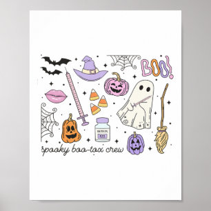 Póster Tuidosa enfermera de botox de Halloween