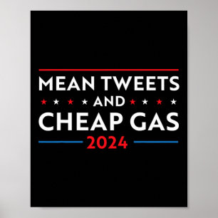 Póster Tuits Y Curiosa Gasolina Barata 2024 Hombres Pro T