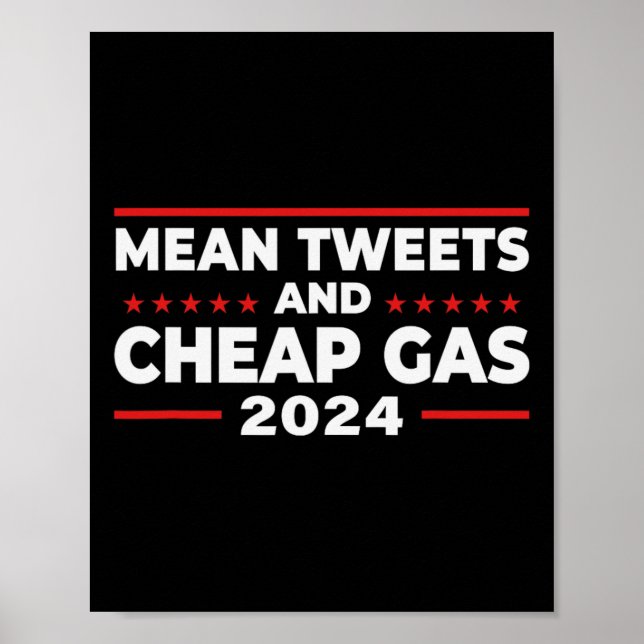 Póster Tuits Y Elección De Donald Trump 2024 (Frente)