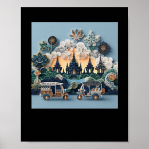 Póster Tuk Tuk Thailand #6 Pegatina