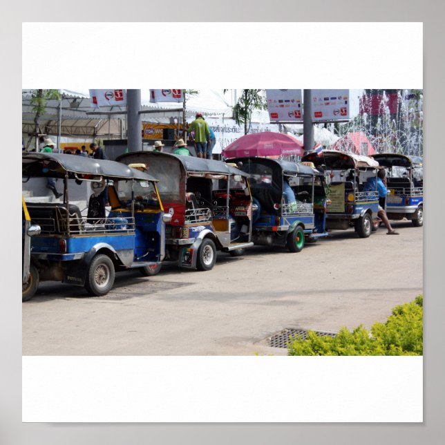 Póster Tuk Tuk Tuk Plaza Central (Frente)