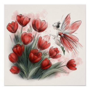 Póster Tulip Fairy